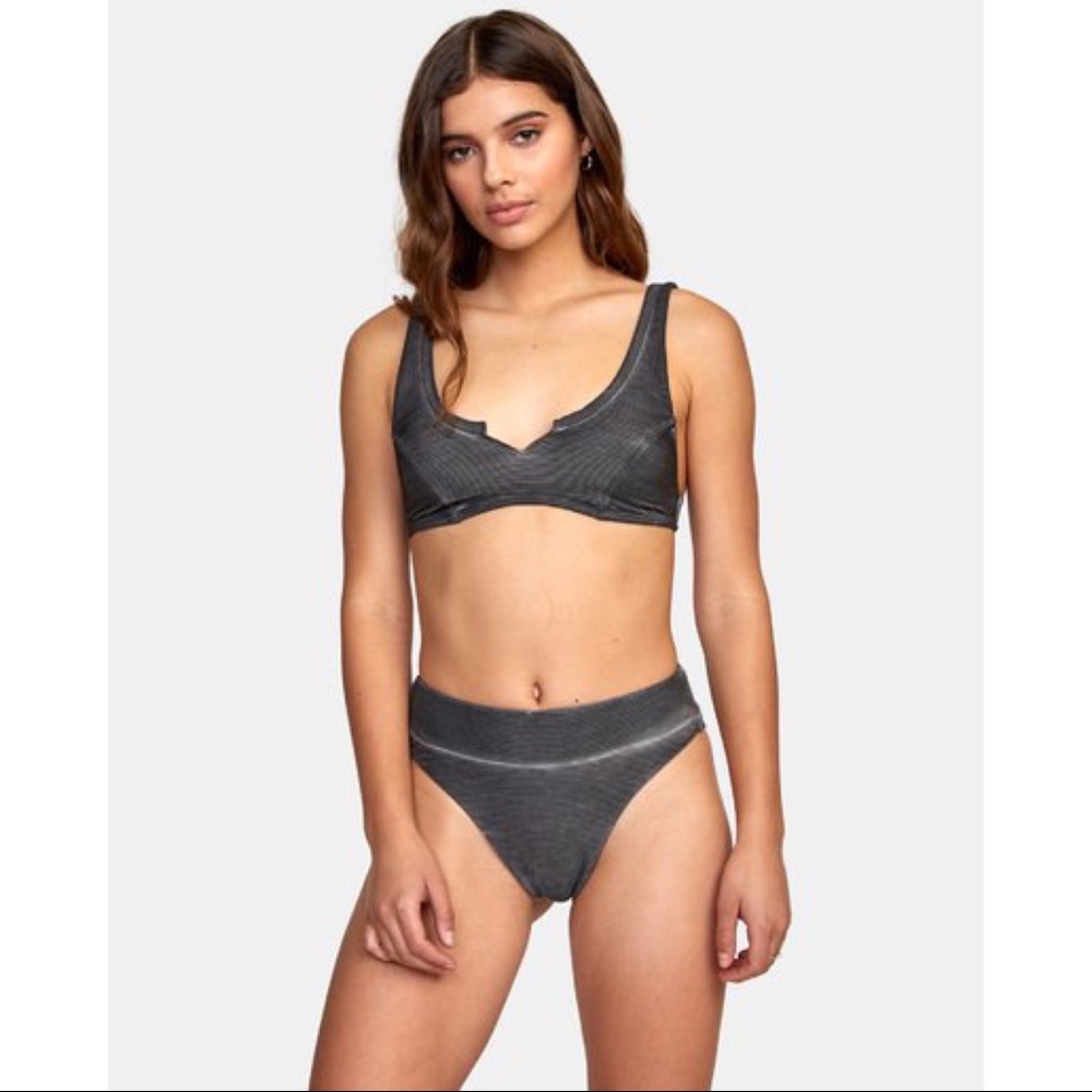 🔆 RVCA Salt Wash High Rise Bikini Bottom - Picture 2 of 6